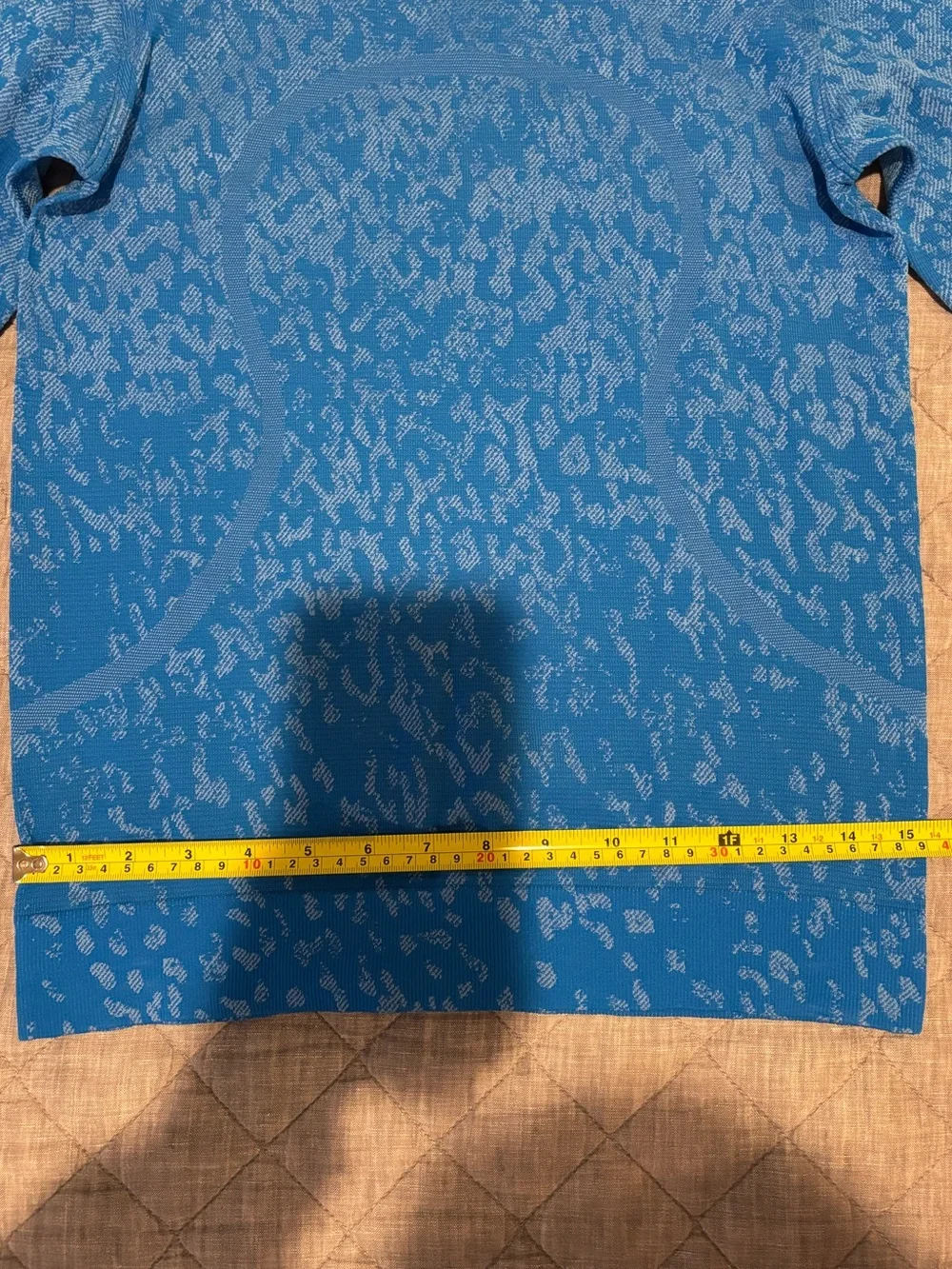 lululemon athletica Long Sleeve Athletic Top - Bright Blue